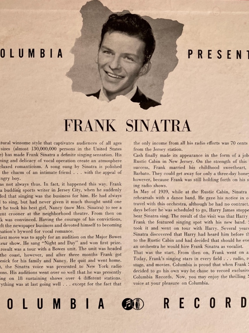Vintage Frank Sinatra Album Colombia 78s w/ Bonus Disc - Picture 2 of 16